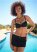 Venus Fierce Swim Skirt Bikini - Black Beauty