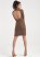 Venus Open Back Sweater Dress - Brown