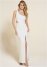 Venus One-Shoulder Cutout Gown - Off White