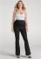 Venus Plus Size Wide Leg Ponte Pants in Black