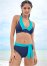 Venus Tamera High-Waist Bottom Bikini - Ultramarine Blue & Aqua Reef