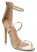 Venus High Heel Strappy Sandals in Gold