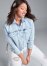 Venus Crop Acid Wash Denim Jacket in Acid Wash