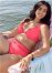 Venus Plus Size Underwire Swim Top Bikini - Sunset Pink