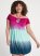 Venus Plus Size Embellished Ombre Dress