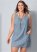 Venus Plus Size Chambray Mini Dress