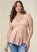 Venus Plus Size Henley Babydoll Top