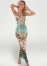 Venus Printed Maxi Dress - Turquoise Multi