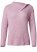 Venus Plus Size Zipper Detail Sweater in Pink