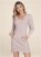 Venus Plus Size Brushed Waffle Knit Dress in Pink