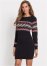 Venus Plus Size Printed Sweater Dress