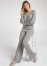 Venus Hacci Wide Leg Pant Set in Heather Grey