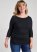 Venus Plus Size Casual 3/4-Sleeve Top