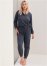 Venus Black Heather HENLEY PAJAMA SET