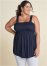 Venus Plus Size Smocked Tunic Top