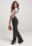 Venus Black TIE BOW HEM PANTS