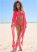 Venus Crochet Kimono Cover-Up in Sunset Pink