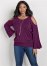 Venus Plus Size Cold-Shoulder Blouson Top