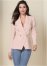 Venus Double Breasted Blazer in Light Pink