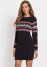 Venus Printed Sweater Dress - Black Multi