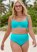 Venus Plus Size Uplift Balconette Top Bikini - Aqua Reef