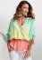 Venus Ombre Surplice Top in Mint Multi