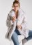 Venus Mid-Length Faux-Fur Coat in Grey