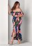 Venus Plus Size Off-The-Shoulder Maxi Dress