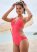 Venus Spellbound Monokini Swimsuit in Sunset Pink