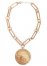 Venus Medallion Necklace in Gold