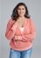 Venus Plus Size Waffle Knit Surplice Lounge Top