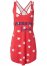 Venus Red Multi Lace Back Nightgown