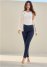 Venus Mid-Rise Slimming Stretch Jeggings in Dark Wash