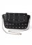 Venus Quilted Chain Handbag in Black