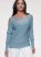 Venus VENUS | Cold-Shoulder Sweater in Blue