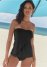 Venus Classic Bandeau Tankini Top Bikini - Black Beauty