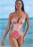 Venus Ruched Goddess Monokini Swimsuit in Afterglow