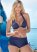 Venus Adjustable Side Swim Short Bikini - Ultramarine Blue