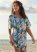 Venus Printed Cover-Up Tunic in Morning Tropics