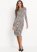 Venus Button-Front Sweater Dress - Grey & Black