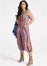 Venus Plus Size Sand Storm Stripe Tassle Jumpsuit in Pink Multi