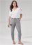 Venus Plus Size Textured Sparkle Joggers in Grey