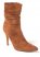 Venus Slouchy Pointed Toe Booties in Cognac