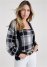 Venus VENUS | Plaid Sweater Set in Black & White