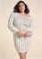 Venus Plus Size Rhinestone Embellished Sweater Dress