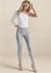 Venus Grey Pull-On Faux-Suede Skinny Pants