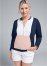 Venus Plus Size Color Block Sweatshirt