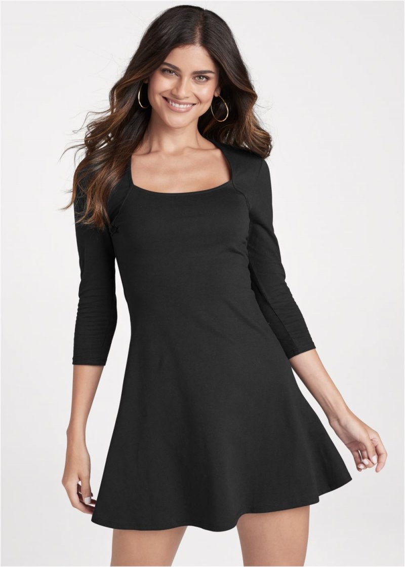 Venus Plus Size Fit And Flare Dress