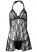 Venus Black LACE DETAIL CHEMISE