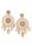 Venus Shell Drop Earrings in Cream